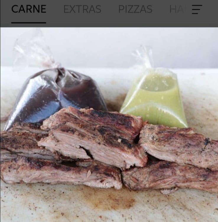 1/2 de arrachera.