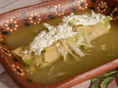 Enchiladas con café