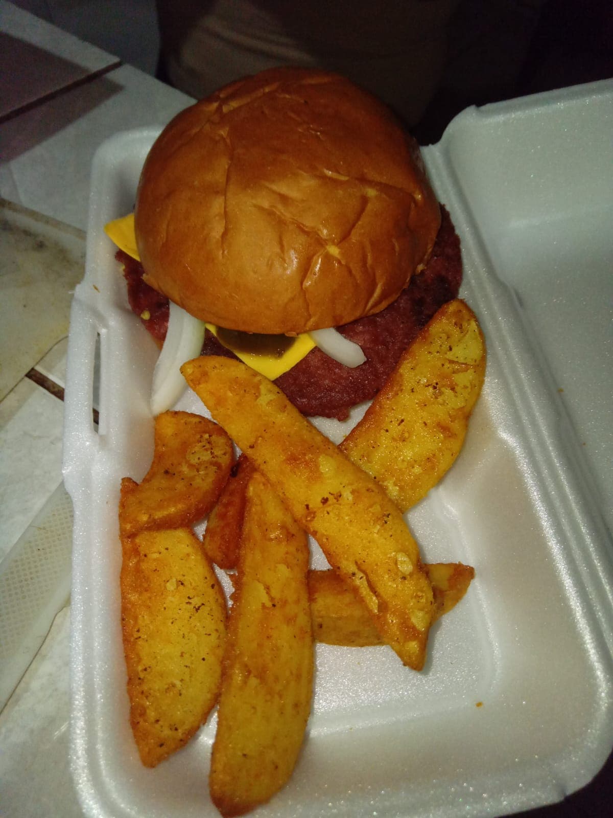 Hamburguesa con Papas