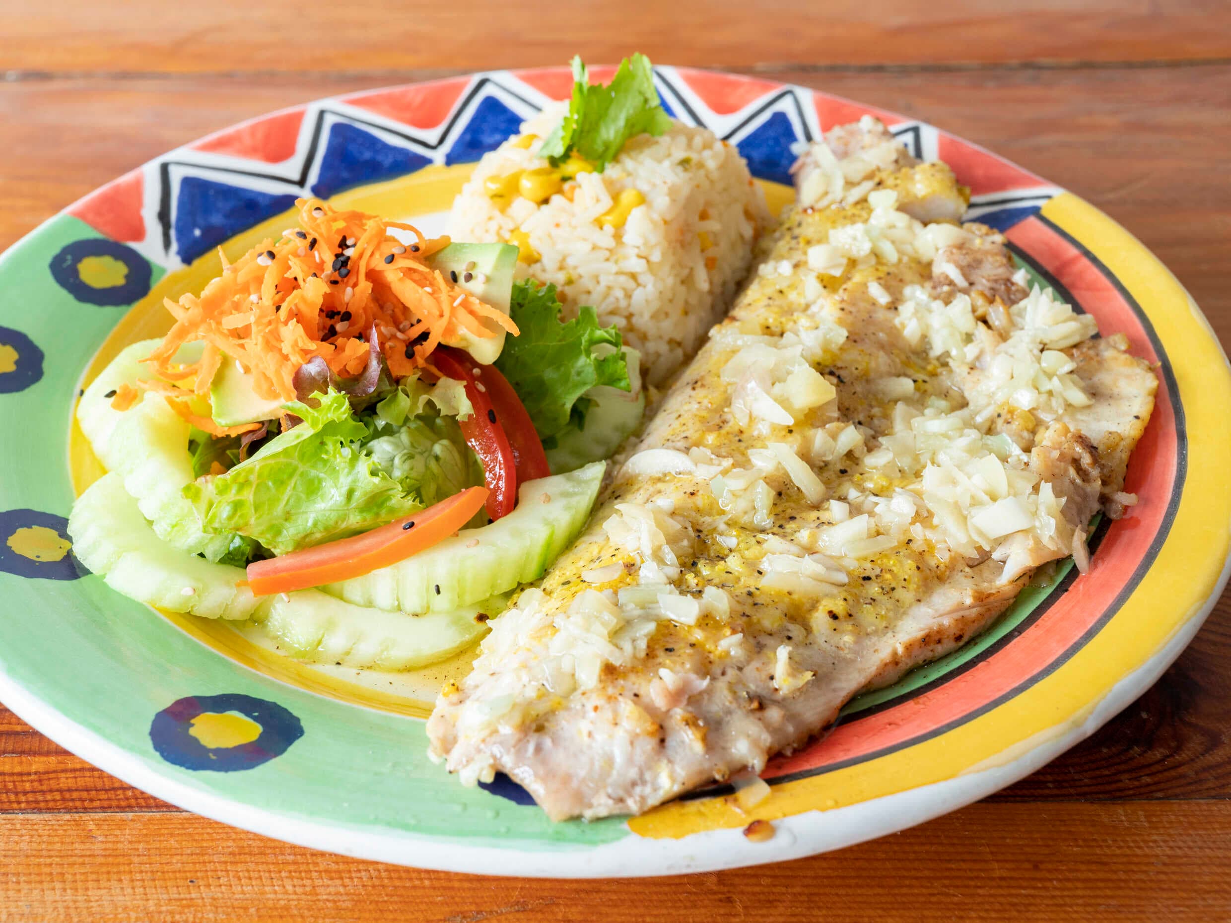 Pescado al Mojo de Ajo