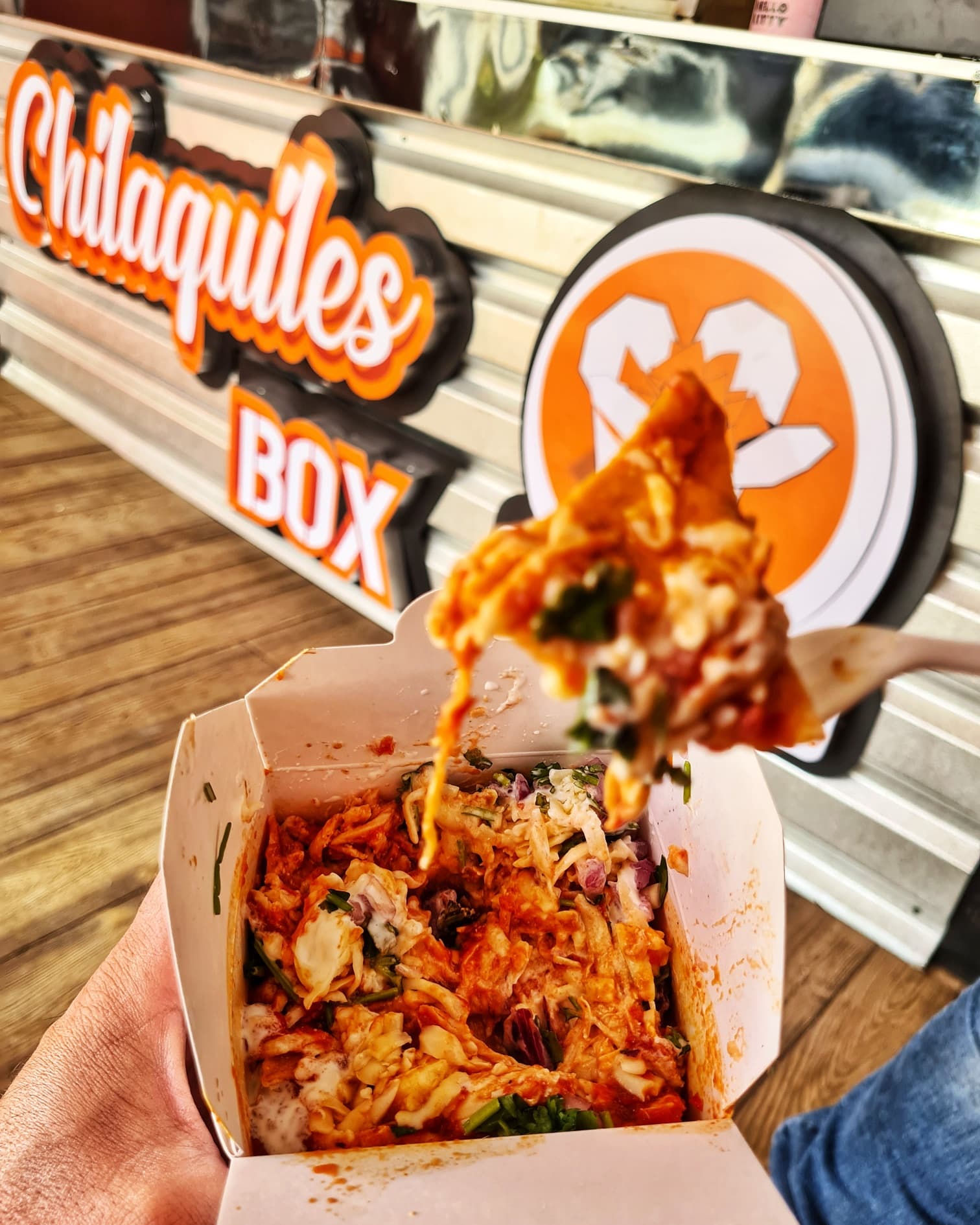 Chilaquiles Box.