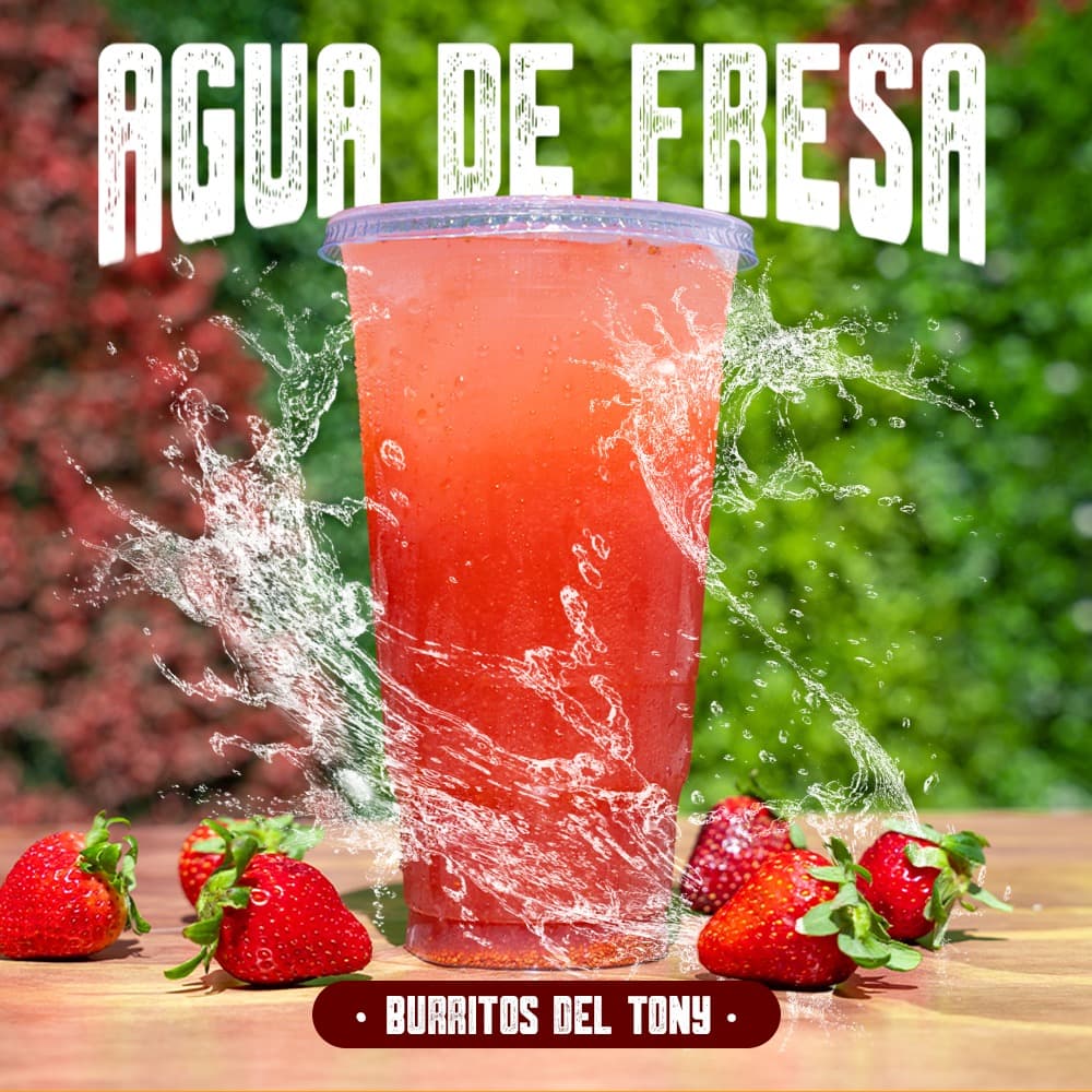 Agua de Fresa