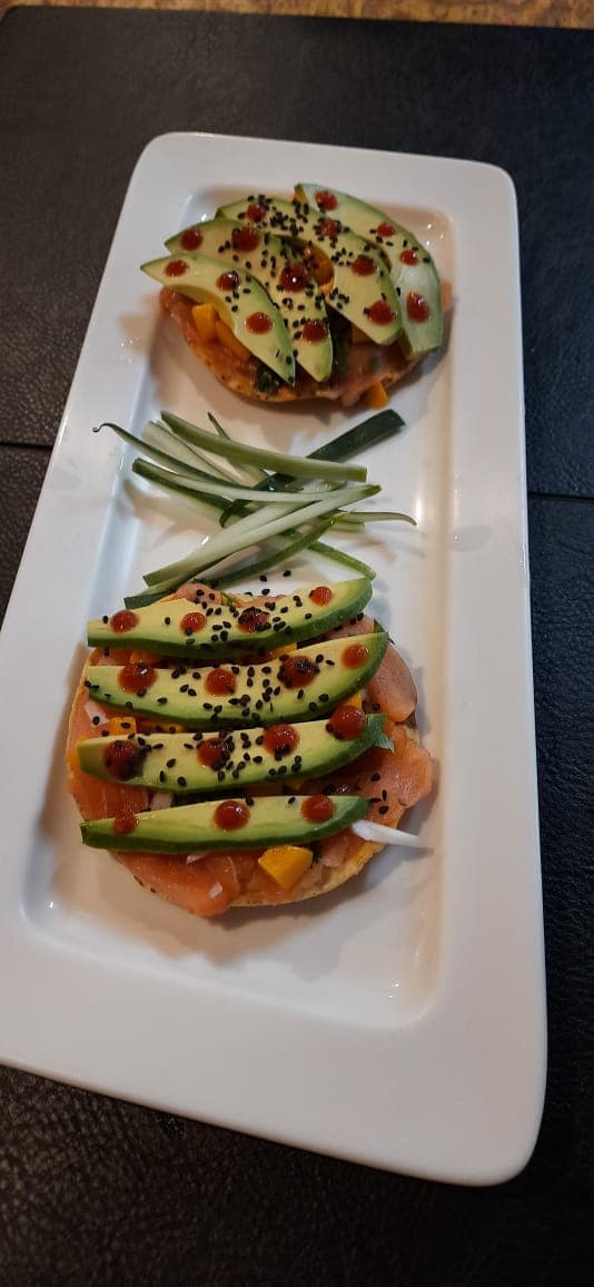 Tostaditas de Salmon