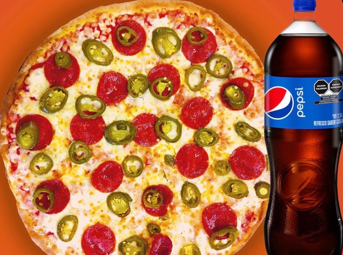 Pizza Familiar de Especialidades+Refresco