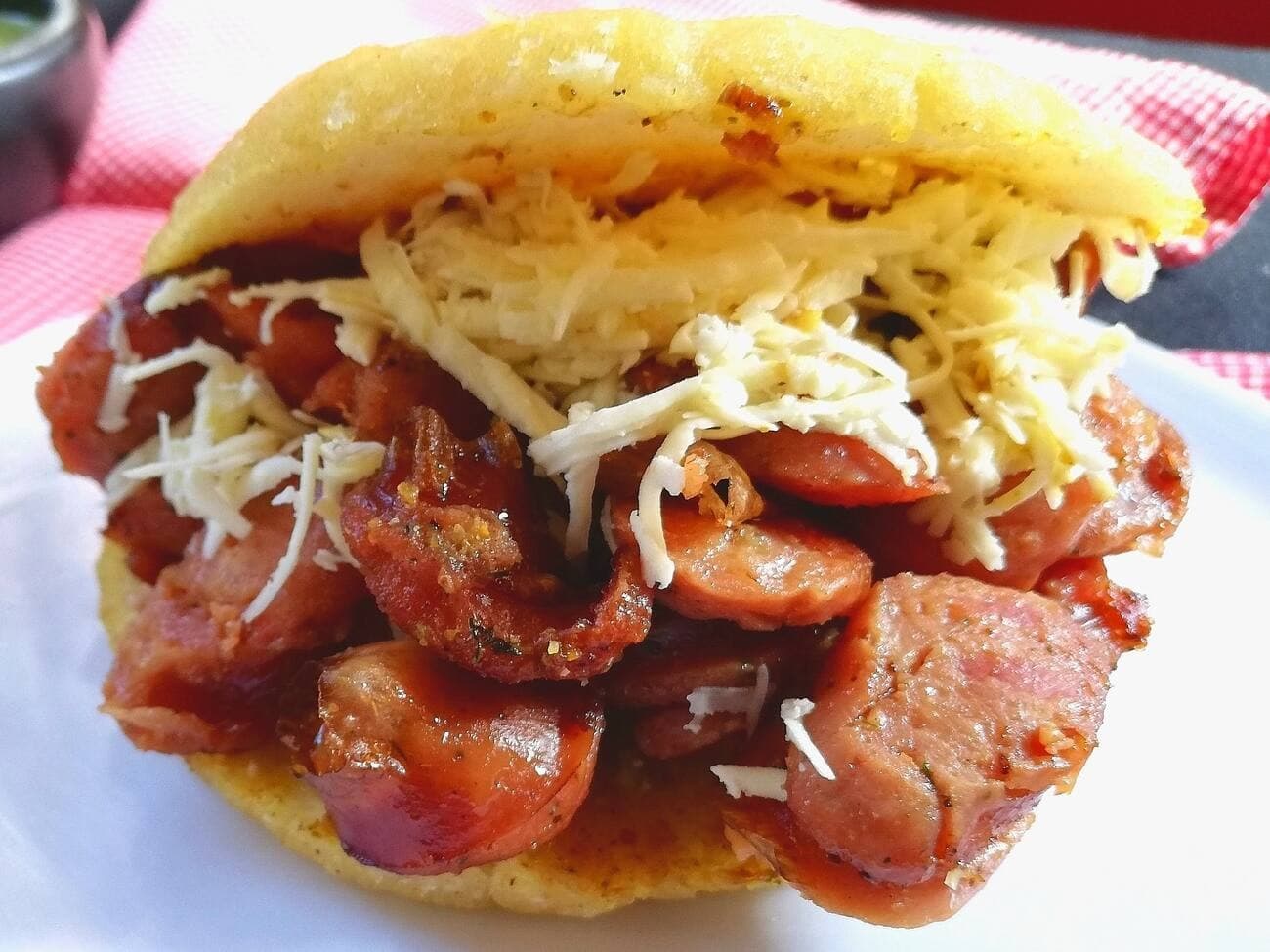 Arepa Chorizo Parrillero