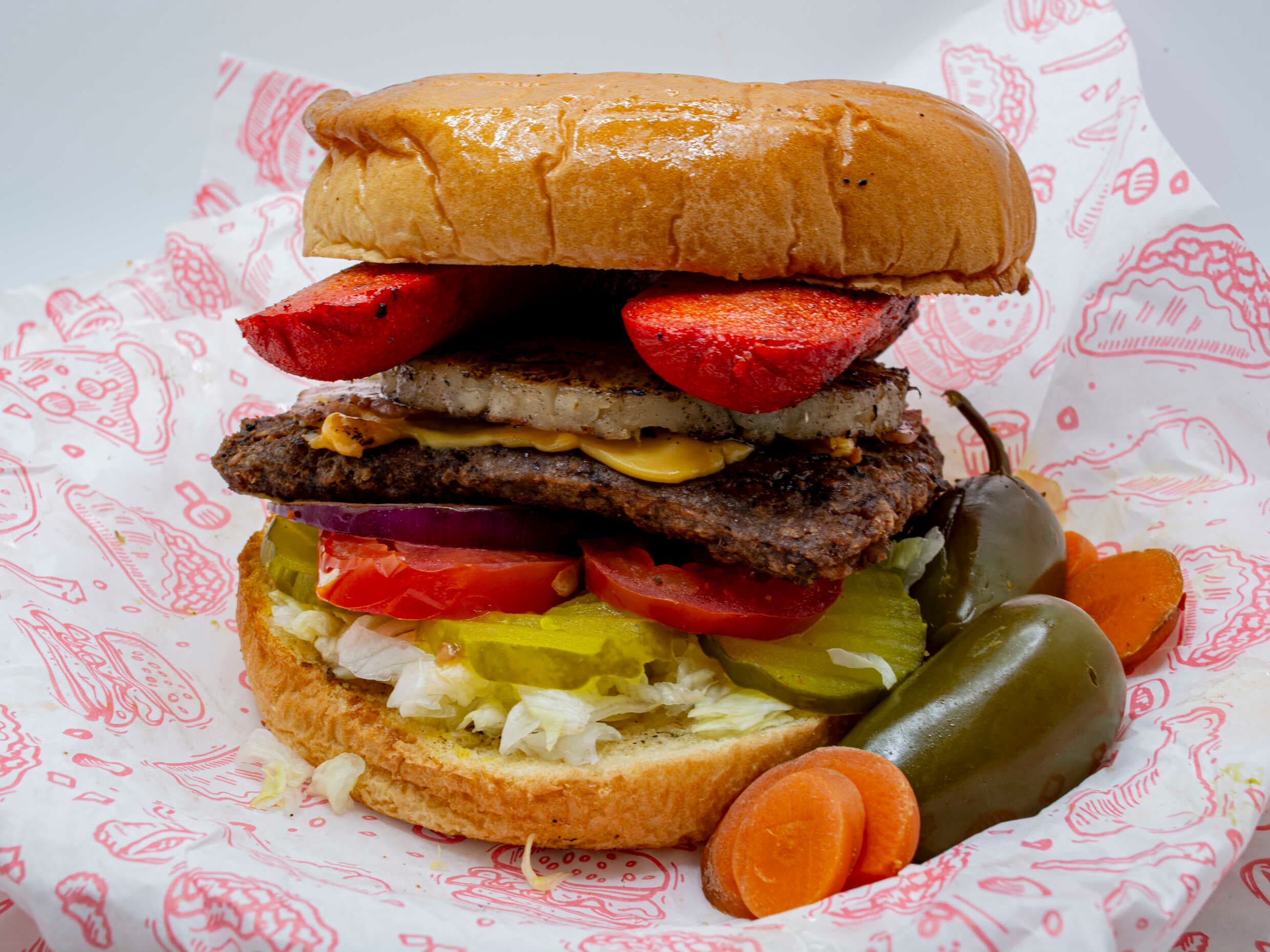 Hamburguesa Hawaiana