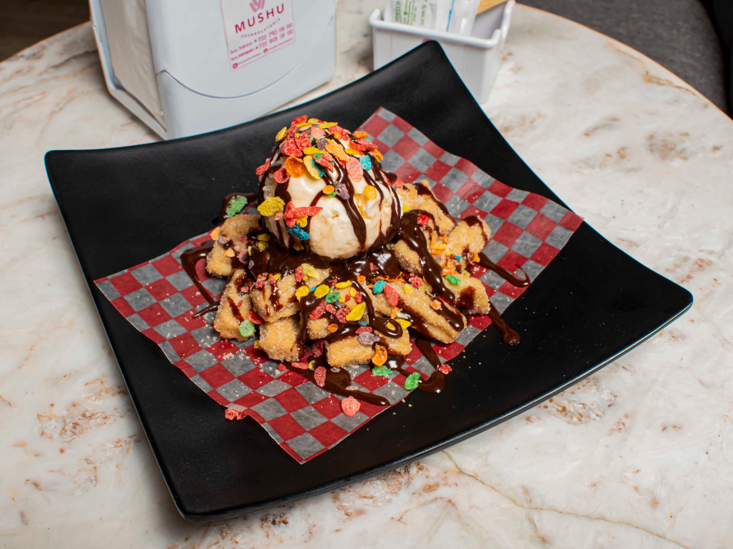 Churro Bites Sundae