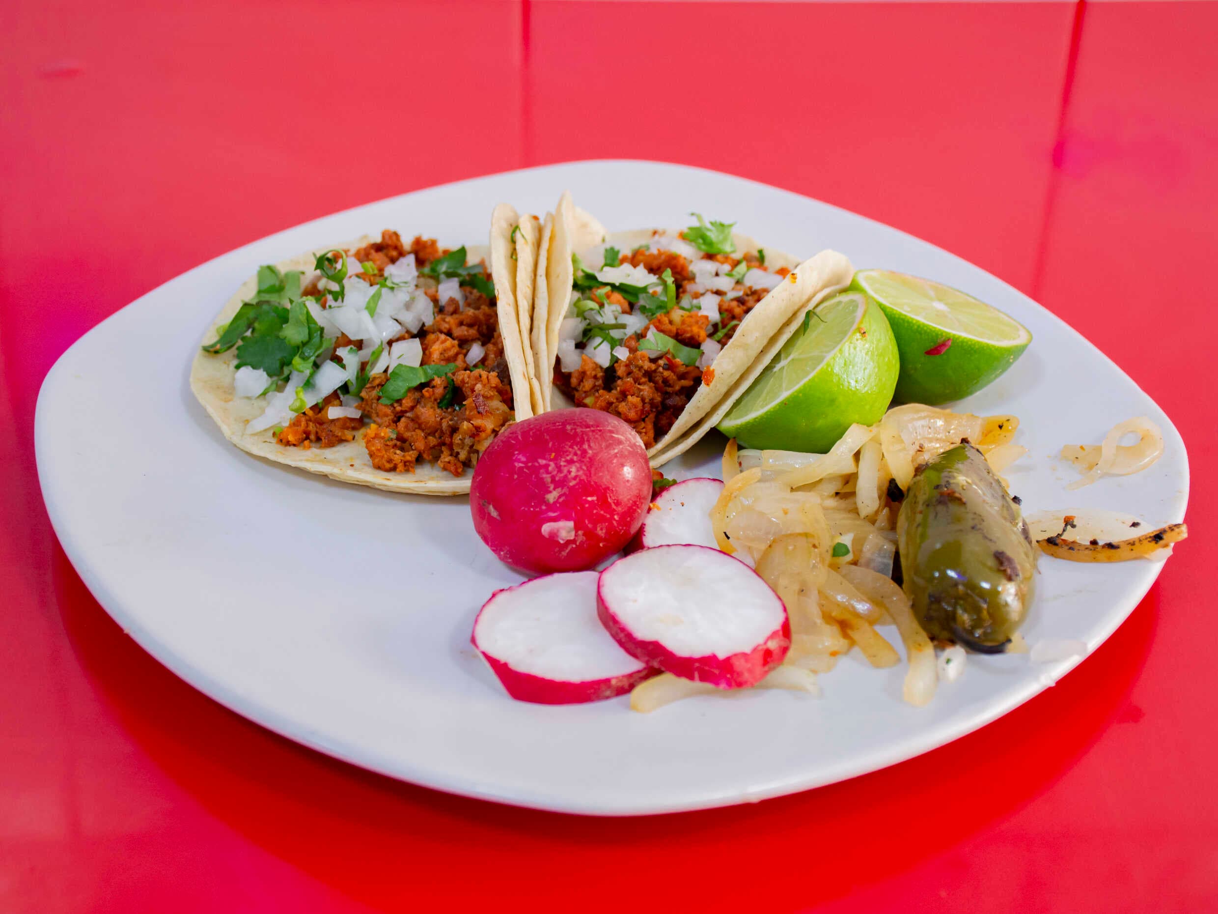 Tacos de chorizo