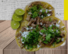 Taco de bistec.