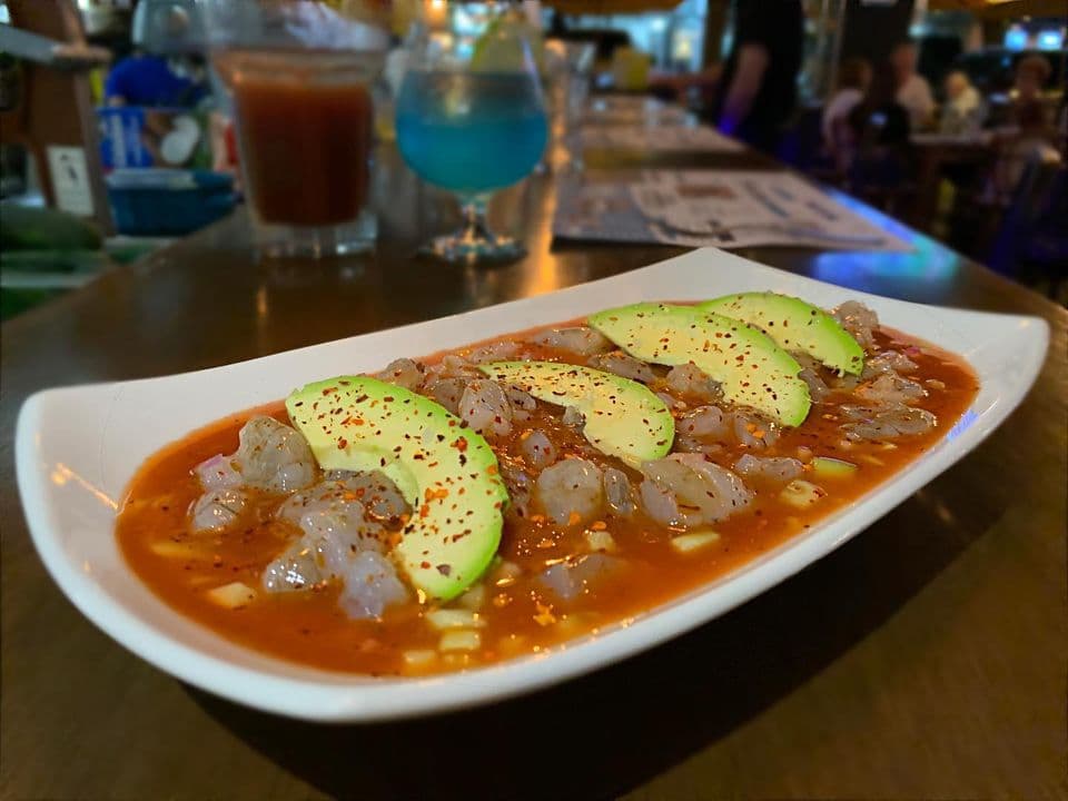 Ceviche Especial de Camarón Completo