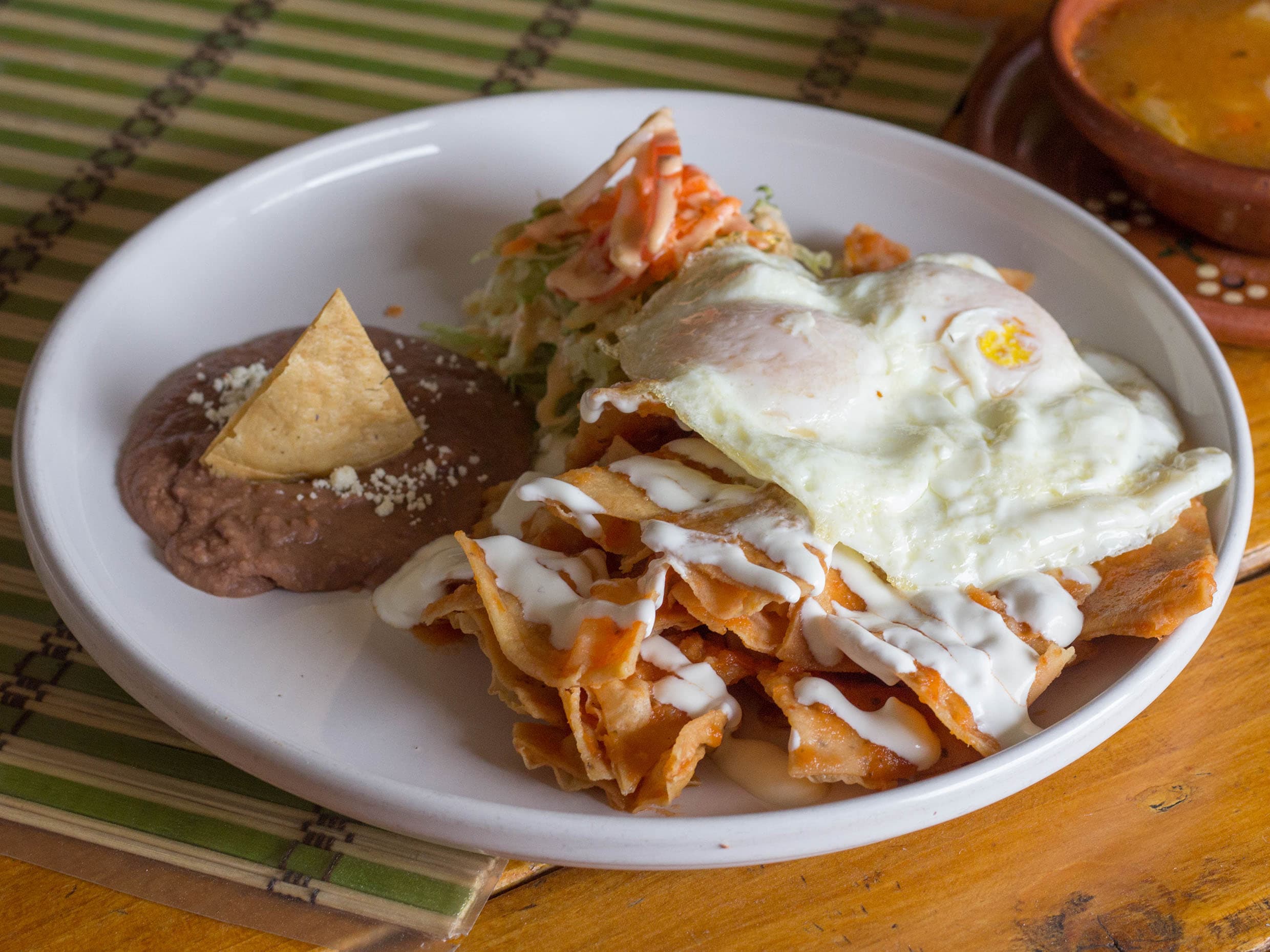 Rico Combo Chilaquiles Rojos➕️Enchiladas Suizas😋