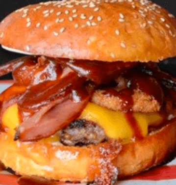 Combo Hamburguesa con Tocino Promocion