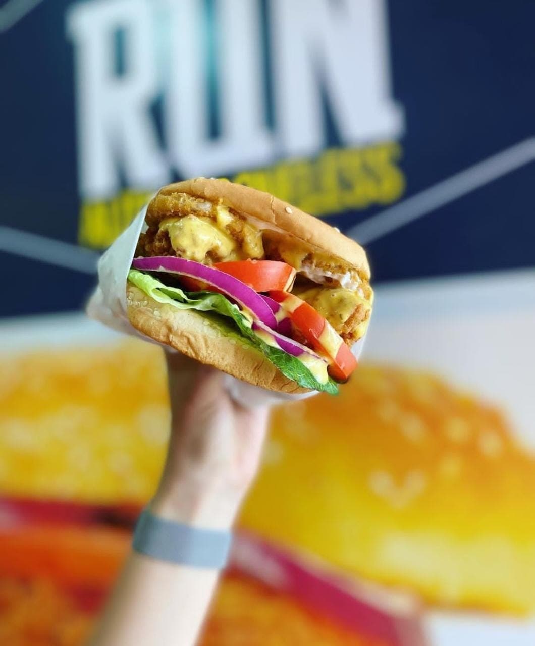 Hamburguesa de Pollo.
