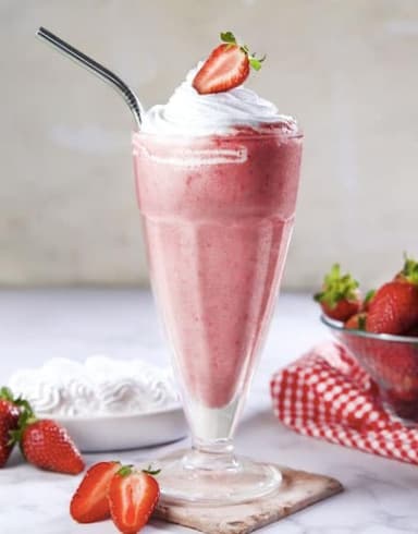 Malteada de Fresa