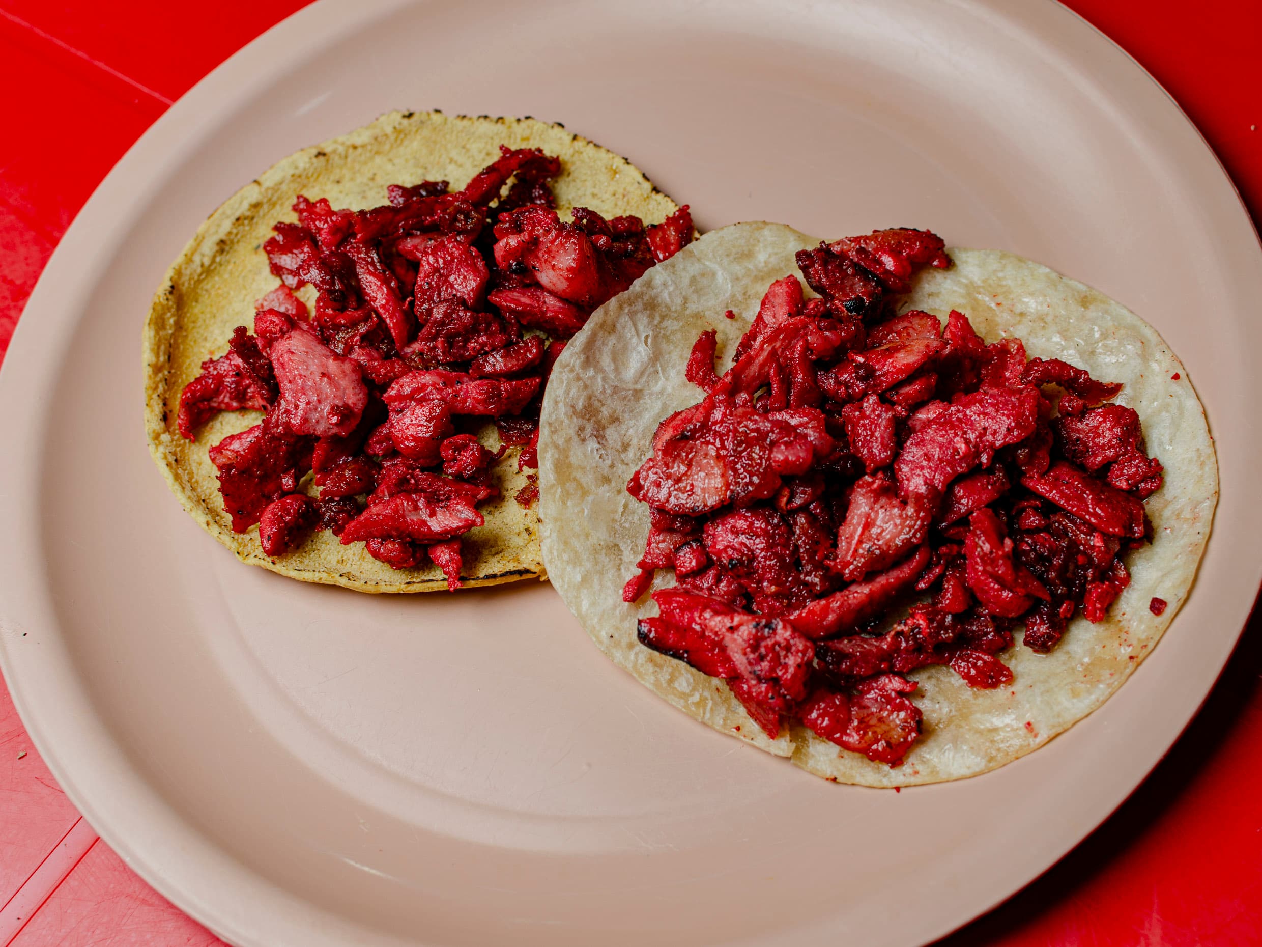 Taco Maíz Pastor.