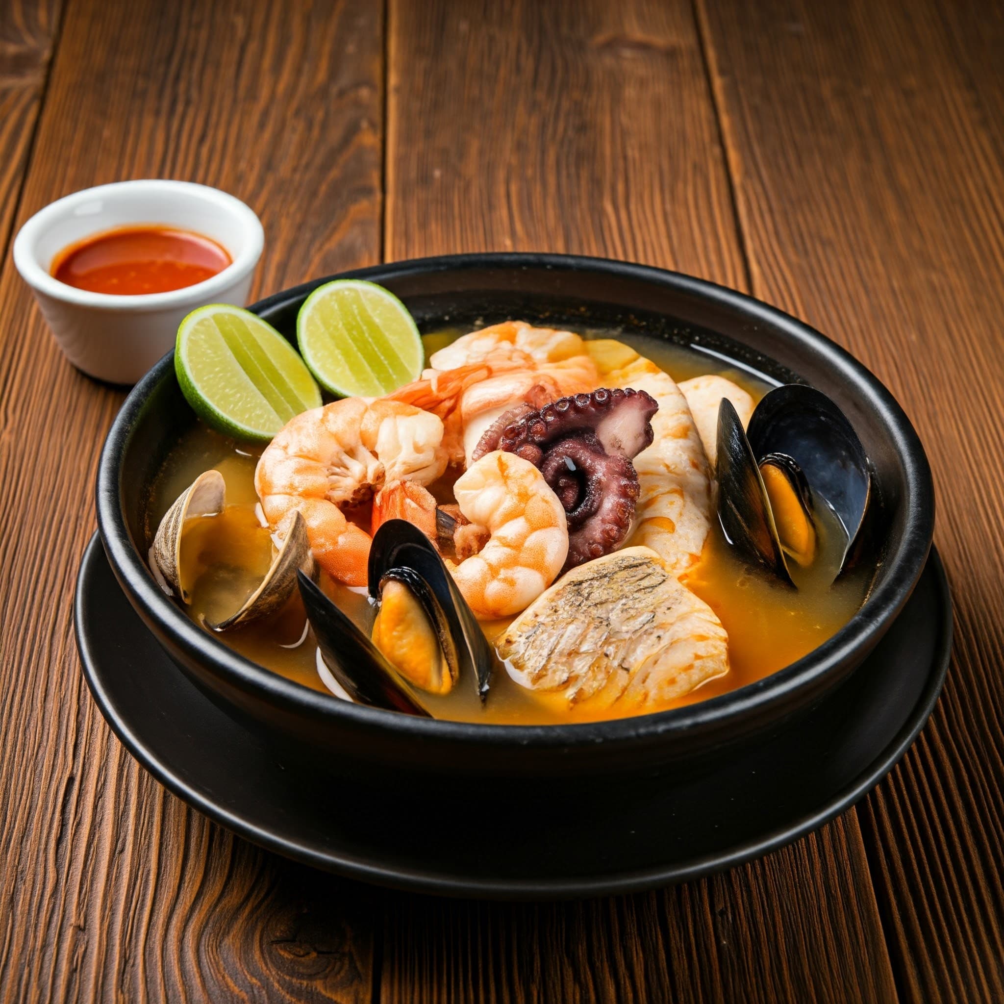 Cazuela de Mariscos con Queso y Crema (200g)