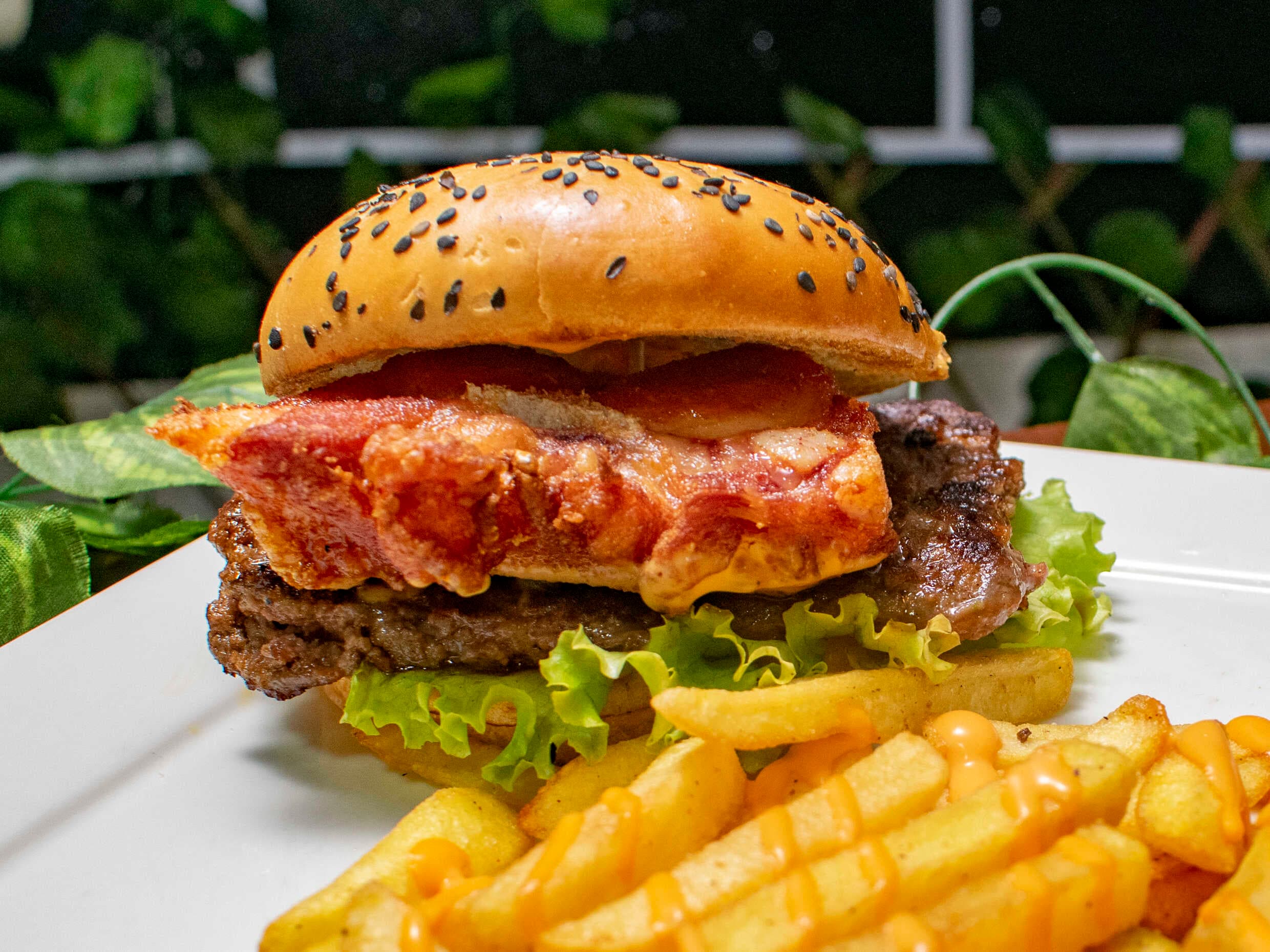 Hamburguesa BBQ.