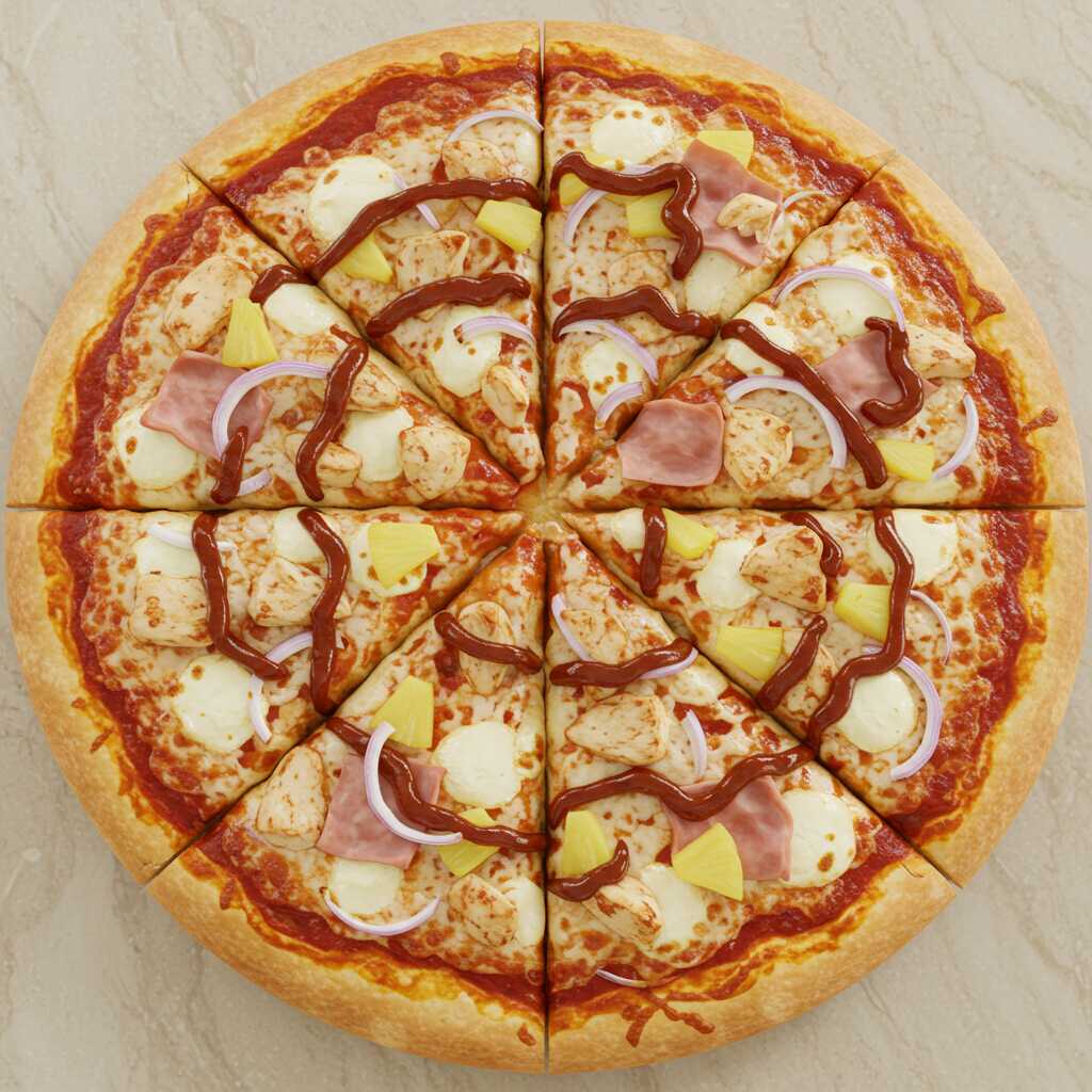 Pizza Hawaiana Chicken Familiar