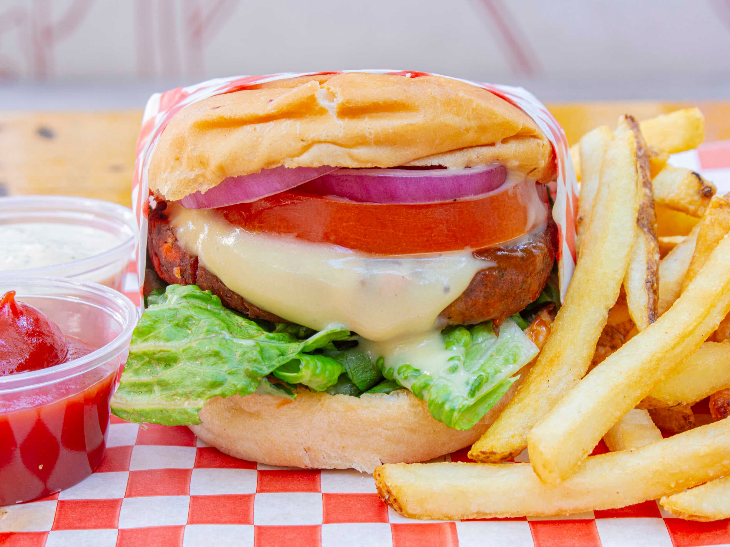 Hamburguesa Clásica Sencilla con Queso