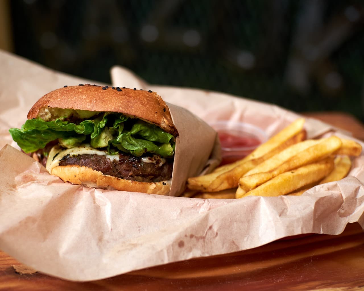 Hamburguesa de Res