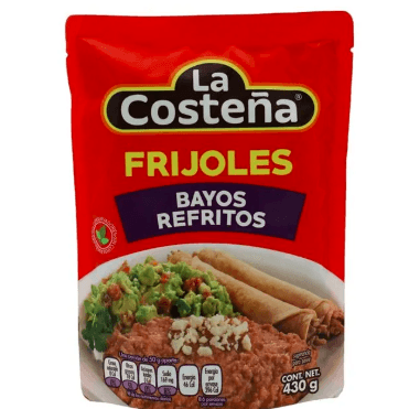 FRIJOLES BAYOS REFRITOS LA COSTEÑA 430G.