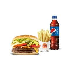 Combo. Veggie Whopper Doble Con Queso