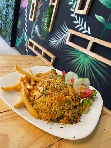 2 Enteros de Arroz con Pollo