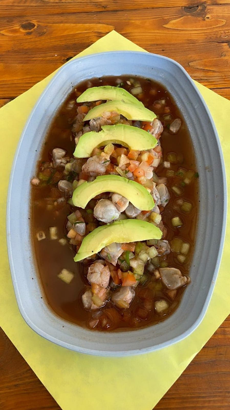 1/2 ceviche de Camaron Cocido