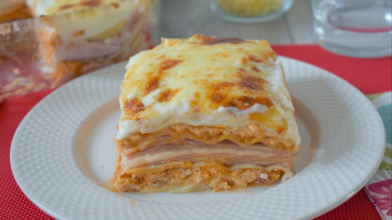 Lasaña Pollo Jamón