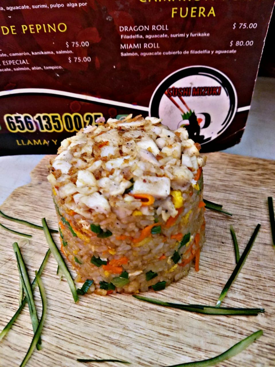 Yakimeshi de Pollo
