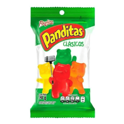 RICOLINO PANDITAS CLASICOS GOMITA PAQUETE 70 GR