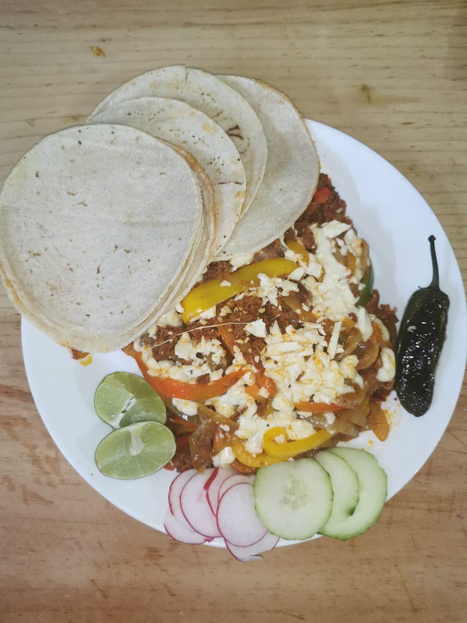 Alambre de cecina enchilada