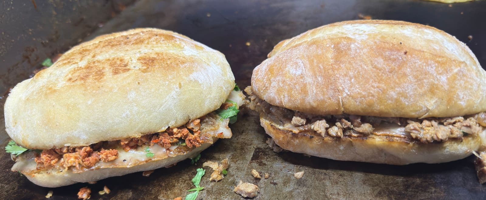 Torta de Arrachera