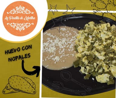 Huevo con Nopales
