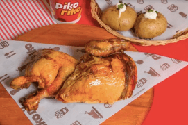 Combo Medio Pollo Asado + 2 Papas + 2 Gaseosas