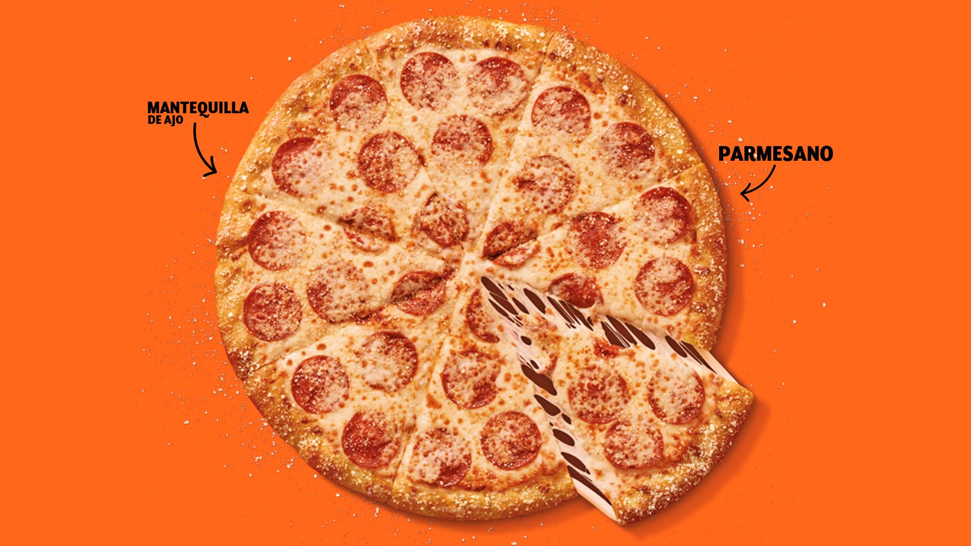 Grande Cheesy Crust Cheese Top Pepperoni