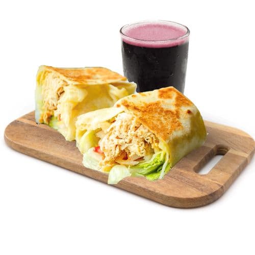 Clásico de Pollo más Chicha o Maracuyá