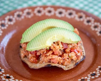 Tostada de Ceviche de Pescado