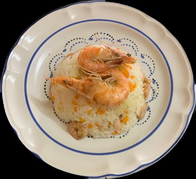 Arroz con Camarones