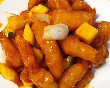 72. Pescado en Salsa Agridulce