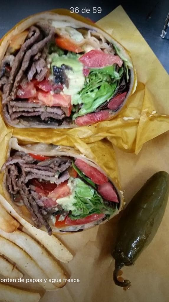 RICO😋Mega Burro🌯más Rico Cafe Americano☕️