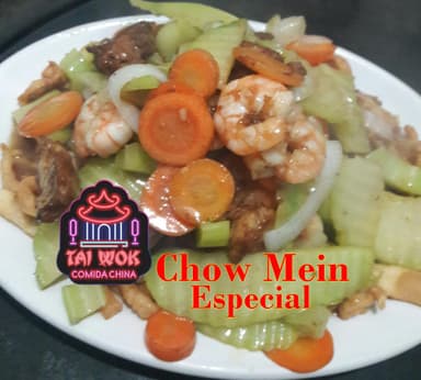 Chow Mein de Camarón