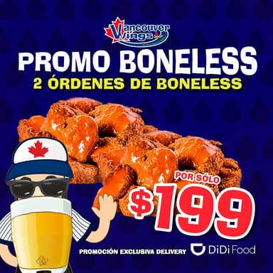 2 Ordenes de Boneless