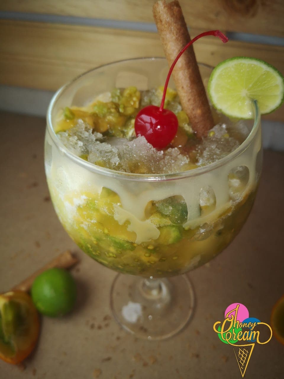 Lulada con Helado