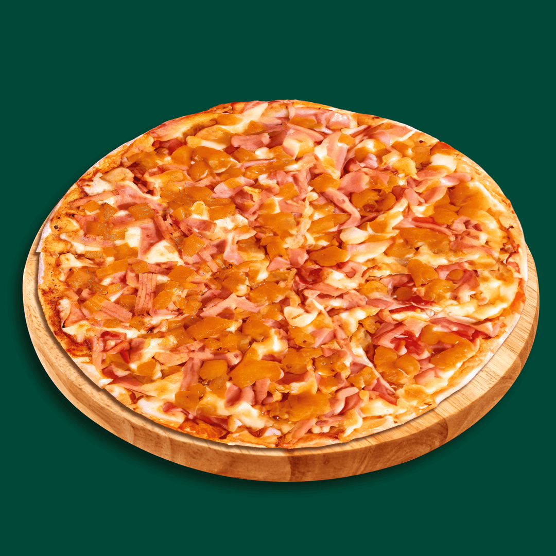 Pizza Personal Hawaiana con Tocineta