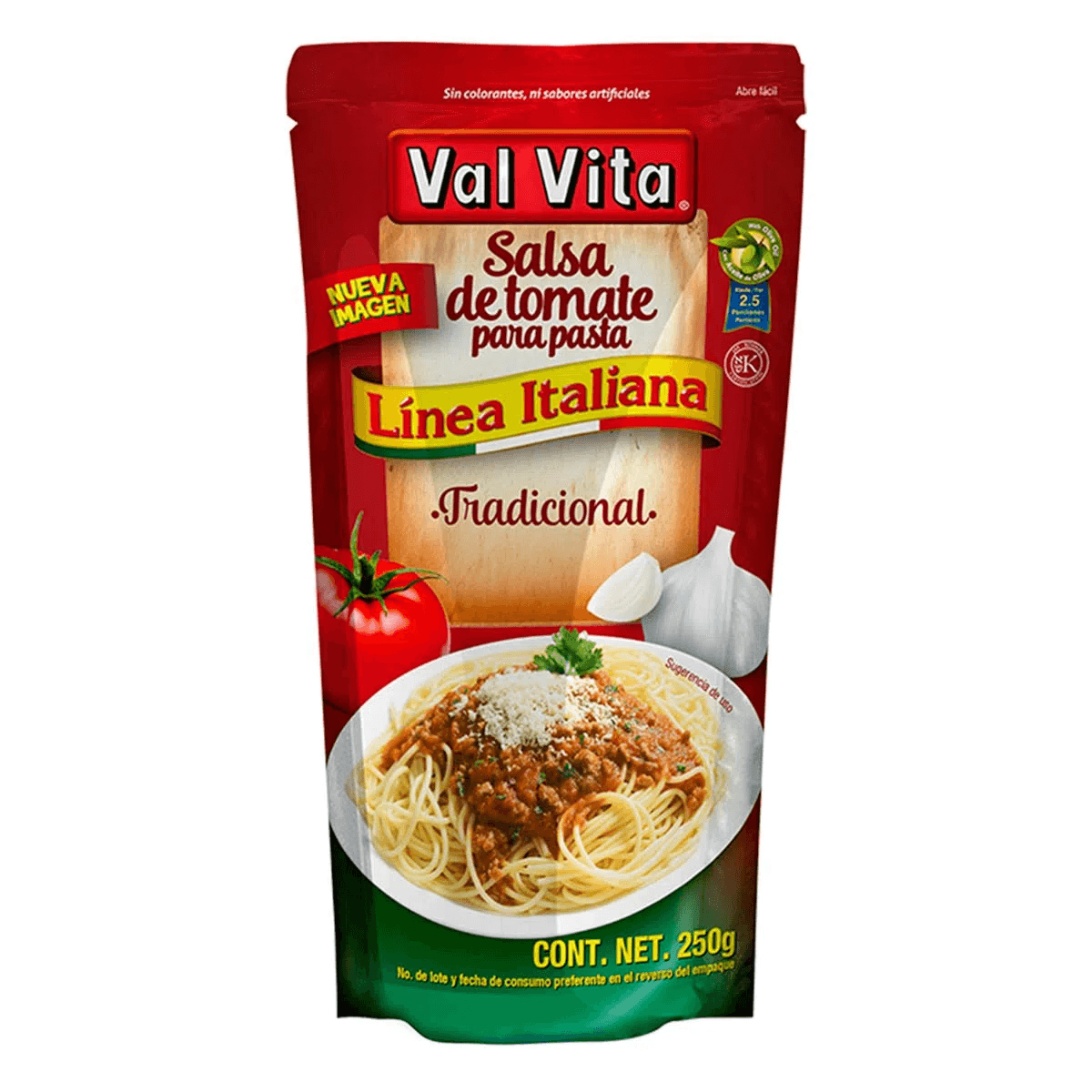 SALSA TRADICIONAL PARA PASTA 250G