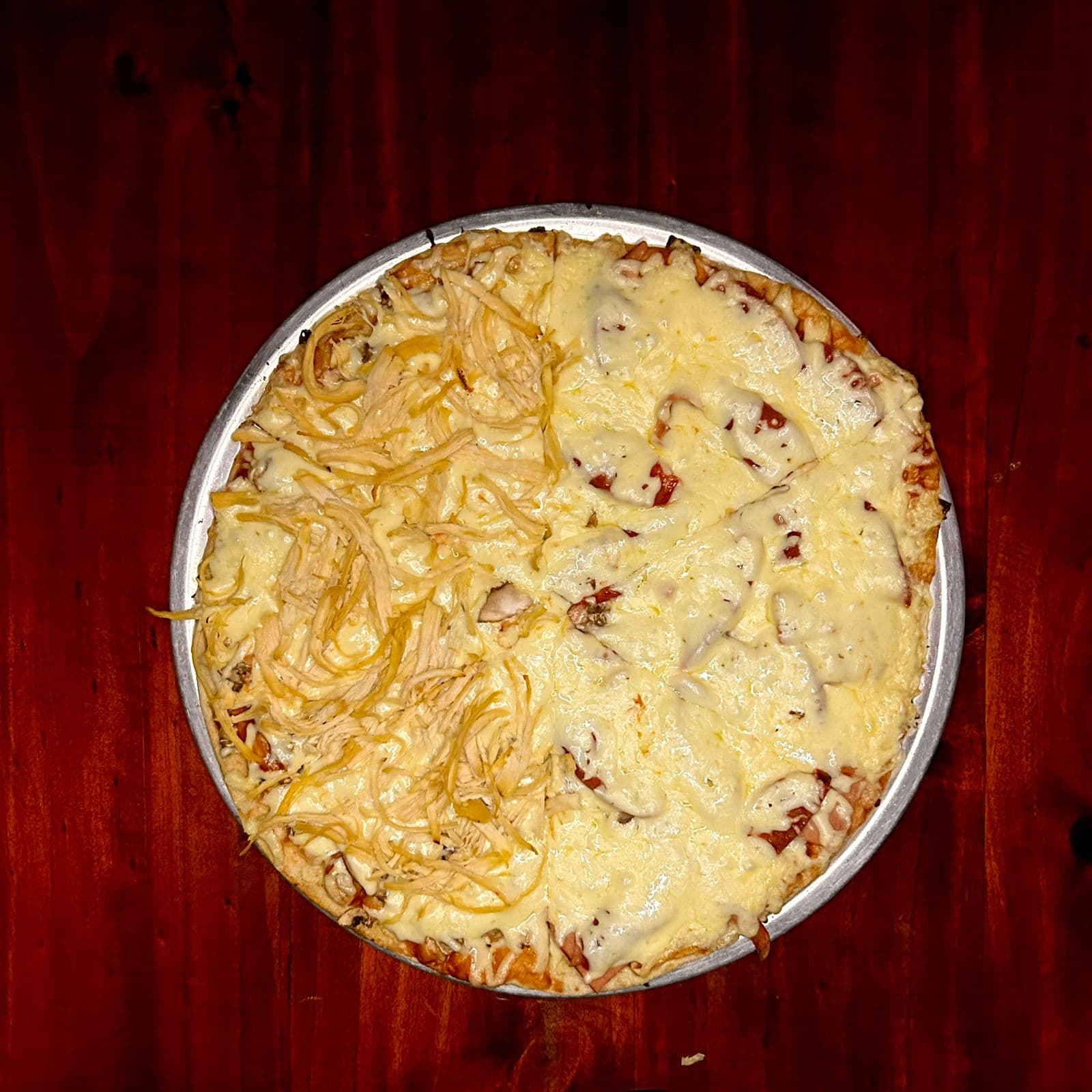 Pizza Mediana 2 Sabores