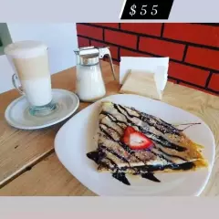 Crepa Sencilla y Capuchino