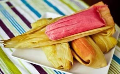 Tamal Dulce de Fresa