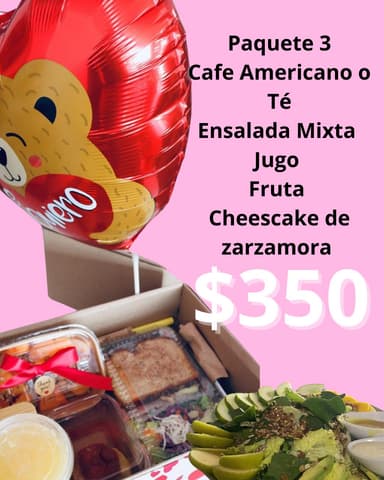 Paquete 3 Desayuno Sorpresa